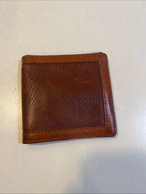 Dooney Bourke Classic Men'd Brown Leather Bifold Wallet